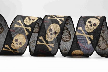 Halloween Spooky Skull Ribbon - Halloween Spooky Skull Ribbon